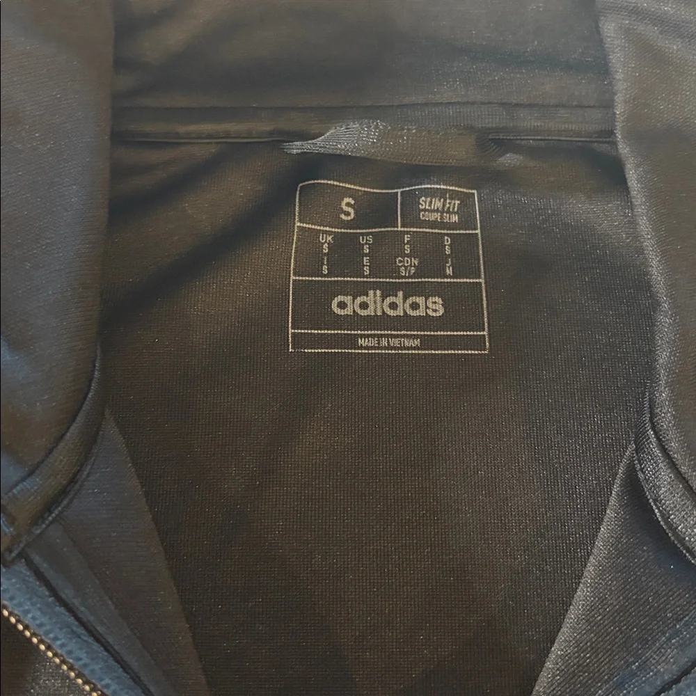 Adidas Black Aeroready Jacket with silver Accents